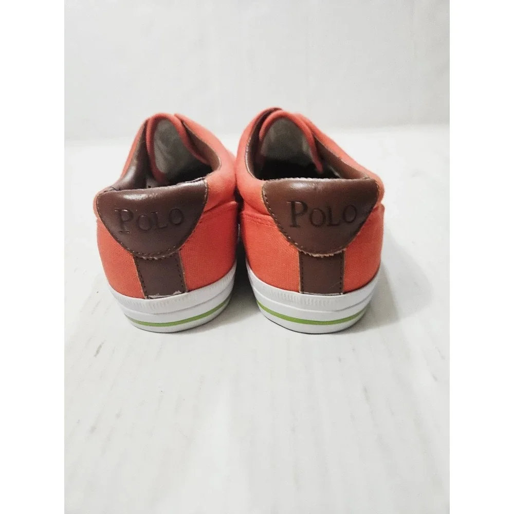 Size 9.5D - Men's Polo Ralph‎ Lauren Vaughn Red Slip On Dress Shoes